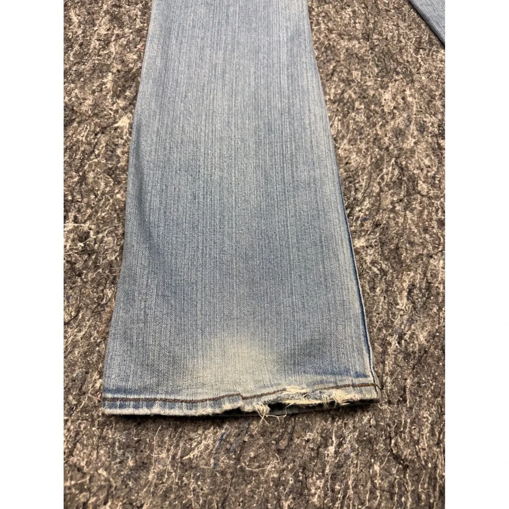 Bullhead Laguna Bootcut Jeans Light Wash Low Rise Size 7 Long Stretch Denim - Picture 12 of 15